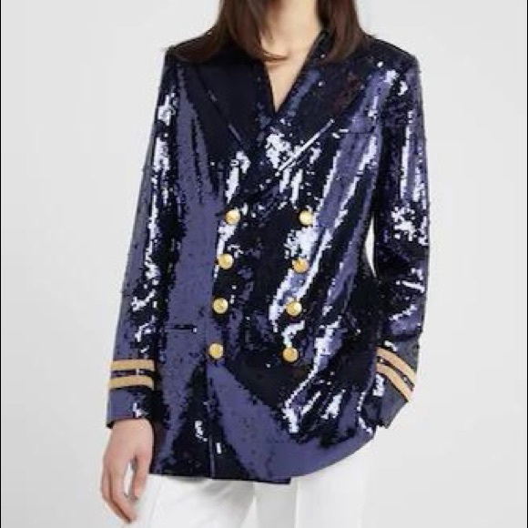 ralph lauren sequin blazer